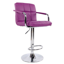 Шарнирный подъемный барный стул, вращающийся регулируемый барный стул, подлокотник из нержавеющей стали, подставка для ног, барный стул 2024 - купить недорого