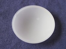 Светодиодные оптические линзы высокого качества, покрытие для ПК, диаметр 58 мм, толщина 1 мм, цвет молочного цвета 2024 - купить недорого