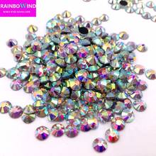 2017 new SS10 DMC whiteAB Rhinestones,1440pcs/lot Flat Back Hotfix Glitter Nail Stones,DIY 3d Nail Phones Decorations Supplies 2024 - buy cheap