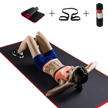 Não-slip Mat Esportes Yoga 10 milímetros Multifuncional Mat Yoga Para Fitness Ginásio Colchonete Mat 183*60 * 10mm Para Iniciantes Borda Coberta 2024 - compre barato