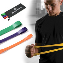 Bandas de resistencia de látex para Crossfit, equipo de ejercicio de gimnasio, expansor de goma para Fitness, 3 unidades 2024 - compra barato