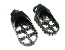 Par de aço pé pegs footpegs para 2000 - 2001 honda cr125 cr250 2024 - compre barato