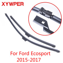 Lâminas de limpador xywper para ford ecosport 2015 2016 2017 acessórios do carro borracha macia limpa pára-brisas 2024 - compre barato