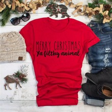 Camiseta com lembrança do natal, camiseta grunge tumblr de algodão com o lembrança do natal, festa, presente de feriado, camisa casual vintage para meninas 2024 - compre barato