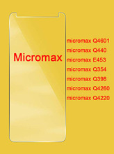 2.5D 0,26 мм 9H Премиум Закаленное стекло для micromax Q4601 Q440 E453 Q354 Q398 Q4260 Q4220 защита экрана 2024 - купить недорого