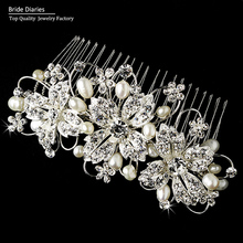 Pearl Hair Comb Bridal Accessories hair jewelry wedding  Valentine's Day Gift Trendy Party Style 2024 - buy cheap