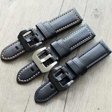 20 21 22 24 26 mm Retro Handmade Genuine Leather Men Watchbands Universal Wrist Watch Band Strap Belt for branded watch for PAM 2024 - buy cheap
