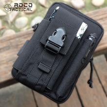 ROCOTACTICAL-bolsa táctica Molle para Deportes Militares, riñonera deportiva para correr, organizador de bolsillo para Iphone 6 Plus, Samsung, senderismo 2024 - compra barato