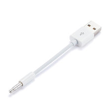 3.5mm Jack to USB 2.0 Data Sync Charger Transfer Audio Adapter Cable for iPod Shuffle MP3 MP4 Player Speaker USB Data SYNC Cable 2024 - buy cheap