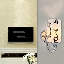 Современный настенный светильник E27 с одной головкой для гостиной, спальни, лобби, теплый белый свет 2024 - купить недорого