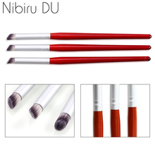 2pcs/set Nail Art Brush UV Gel Painting Drawing Manicure Pen Tools DIY Accessory Pigment gradient pen Nail painting 2024 - buy cheap