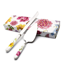 2 PCS Cake Knife Set Cake Shovel Stainless Steel & Ceramic Pizza Cheese Shovel Kitchen Baking Tool Food Serving Turner Divider 2024 - buy cheap