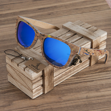 BOBO BIRD Unisex Square Bamboo Wood Sunglasses Men Women Sun Glasses UV400 For Gift Dropshipping OEM 2024 - buy cheap