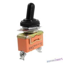 2pcs AC 250V 15A ON/OFF 2 Position SPST Toggle Switch with Waterproof Boot 2024 - buy cheap