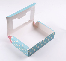 Caja de cartón Vintage para dulces, 21,5 500x5cm, caja de ventana ondulada de papel blanco para dulces, pasteles, postres, cajas de embalaje para fiesta, 13,5 Uds. 2024 - compra barato