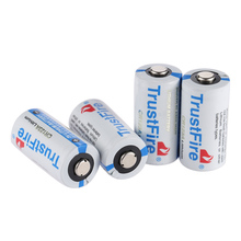 Trustfire-bateria de lítio 4 cabeças, bateria recarregável cr123a 123a 3v e 1400mah com bateria de lítio 16340 descartável para câmeras digitais, lanternas de led 2024 - compre barato
