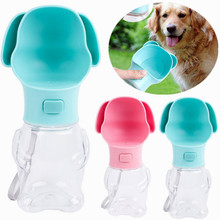 1pcs Dog Travel Water Bottle Dispenser Foldable Plastic Dog Cat Drinking Water Feeder Portable Outdoor Pet Puppy Bowl 500ml 2024 - buy cheap