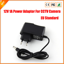 10pcs per lot AC 100-240V DC 12V 1A EU Plug AC/DC Power adapter charger Power Adapter for CCTV Camera (2.1mm * 5.5mm) 2024 - buy cheap