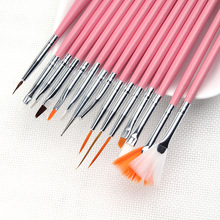 2 вида цветов в наличии 15 шт./компл. набор профессиональных кистей для дизайна ногтей ручка для рисования ногтей кисть для рисования 2024 - купить недорого