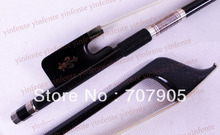 1x New 3/4 Upright Double Bass Bow Carbon Fiber Stick Ebony frog 2024 - купить недорого