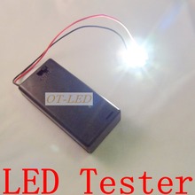 Freeshipping! Mini Box LED Tester Teste de Caixa para a Entrada de 3 V de Alta Potência LED Light-emitting Diode Lâmpada lâmpada. 2024 - compre barato