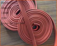 50mmx8M 1200W 220V Silicone Heater , Flexible Heating Element Silicon rubber waterproof cable heating pipeline heater band heat 2024 - buy cheap