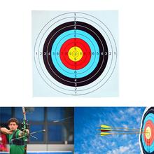 New 10Pcs Color Printed Standard Arrow Bow Shooting Practice Archery Target Paper 2024 - buy cheap