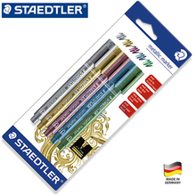 Staedtler 8323-SBK5 Metallic Permanent Marker Oil Waterproof Marker Pen Drawing for Paper Greeting Cards Graffiti Pretty Color 2024 - buy cheap