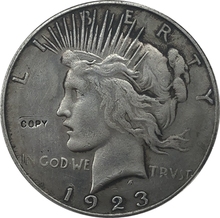 Copia de moneda de dólar de La Paz 1923 2024 - compra barato