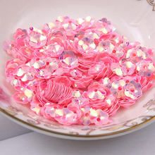 50g/lot PVC Sequins 5mm Flower With 1 Center Hole Plum Blossom Cup Loose Sequins Pink Spangles 2024 - buy cheap