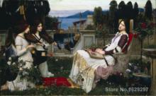 Saint Cecilia Джон Вильям Акварельная живопись для продажи ручная роспись высокое качество 2024 - купить недорого
