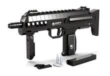 MP7 Submachine Assault GUN Weapon Arms Model 1:1 3D 508pcs Model Brick Gun Building Block Set Toy Gift For Children 2024 - buy cheap
