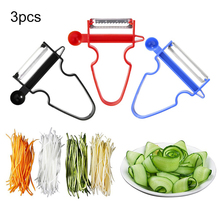 3pcs Set Slicer Shredder Peeler Julienne Cutter Multi Peel Stainless Steel Blade  Grater Kitchen Tools Magic Trio Peeler Set 2024 - buy cheap