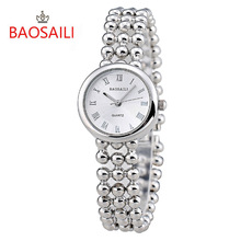 BSL959 BAOSAILI Brand Silver Watch Brand Watch Relojes Women Wristwatch Ladies Watch Clock Female Wristwatches Stainless Silver 2024 - buy cheap