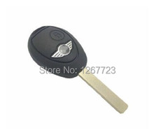 Free shipping wholesale Uncut Blade Blank Key Shell Case Remote Fob For BMW Mini Cooper R50 R53 2024 - buy cheap