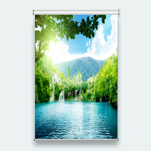 3d Roller Blinds Lake scenery Living Room Bathroom Hotel Blinds Curtains Modern Window Home Decoration 2024 - buy cheap