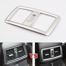 YAQUICKA Car Interior Rear Air Outlet Vent Frame Trim Styling Sticker For BMW X1 F48 2016 2017 ABS Auto Accessory 2024 - buy cheap