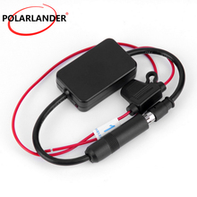 Polarlander-antenas universales de Radio para coche, amplificador de antena FM para coche, amplificador de señal, 12V, Radio FM para M/arine, vehículo, barco 2024 - compra barato