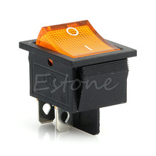 Rocker Switch With Light KCD4-201N 4 Pin ON/OFF 2 Position 250V DPST 1/5/10Pcs 2024 - buy cheap
