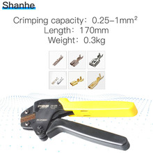 0.25-1mm Pliers Wire Crimpers Engineering 23-17AWG Ratchet Terminal Crimping Pliers Hand Tools 2024 - buy cheap