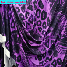 Good Sexy Swimming Fabric Leopar/ Zebra Printed Spandex/nylon Knitted Fabric 4 Side Stretch Fabric DIY Sewing Tight Sportswear 2024 - buy cheap