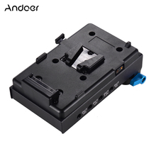 Andoer-adaptador de placa de bateria com bloqueio em v para monitor, compatível com bmcc, bmpcc, nikon 2024 - compre barato