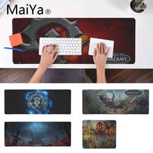 Maiya Новая печатная резиновая мышь World of Warcraft, прочный Настольный коврик для мыши, резиновый ПК компьютерный игровой коврик для мыши 2024 - купить недорого