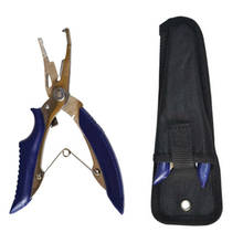 Stainless Steel Fishing Pliers Scissors Hook Remove Line Cutter Tackle Tool With Nylon Bag 2024 - buy cheap
