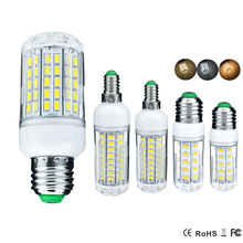 Lámpara LED E27 E14, Bombilla de maíz de 220V, 24, 27, 30, 36, 72, 96, lámpara colgante de vela LED para decoración del hogar, Luminaria SMD5730 2024 - compra barato