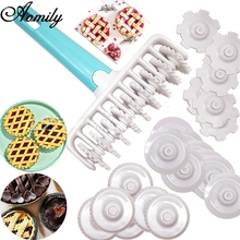 Aomily 37pcs/Set Rolling Pins Fondant Ribbon Cutter Embosser Set Impression Rolling Pin Pastry Roller Embossing Baking Cake Tool 2024 - buy cheap