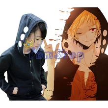 Disfraz de Kagerou Project de Anime MekakuCity Actors Kano, sudadera gruesa y cálida de manga larga con capucha y cremallera, chaqueta para Cosplay 2024 - compra barato