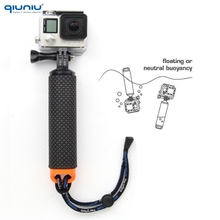 QIUNIU Floating Handle Bar Handheld Stick Monopod Hand Grip POV Dive Buoy for GoPro Hero 3+ 4 5 6 7 2018 for Xiaomi Yi for SJCAM 2024 - buy cheap