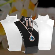 Jewelry Necklace Earrings Plastic Mannequin Bust Display Stand Organizer Holder trendy 2024 - buy cheap