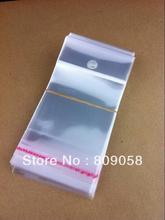 Wholesale 400pcs Clear Earrings Packing Clear Self-Adhesive Resealable Plastic OPP Display Packaging Bags 13.5x7cm Free Shipping 2024 - buy cheap